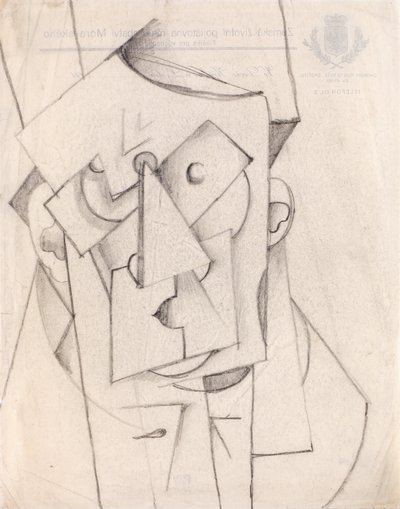 Cubist Composition – The Head by Otto Gutfreund